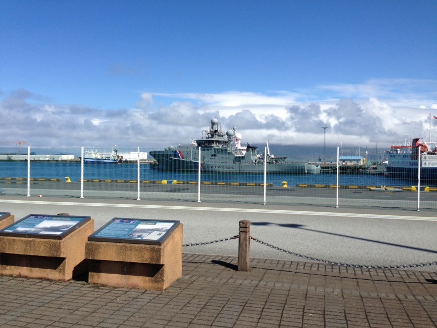 Icelandic Coast Guard ships.