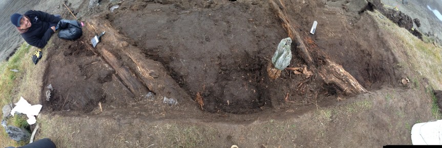 Panorama of the excavation