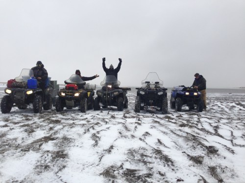 Happy hard-working crew ready to head home.