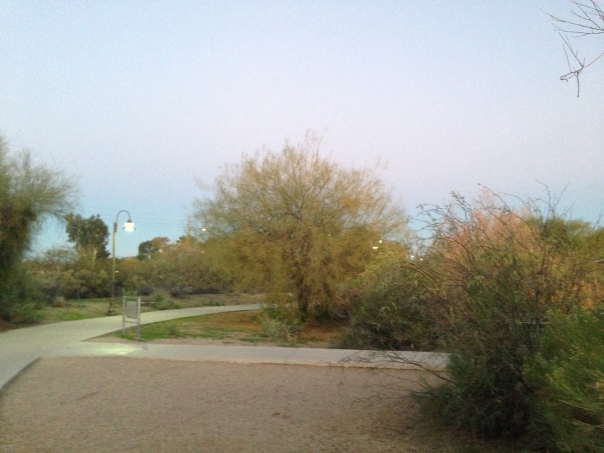 Paved trail at the Water Ranch.