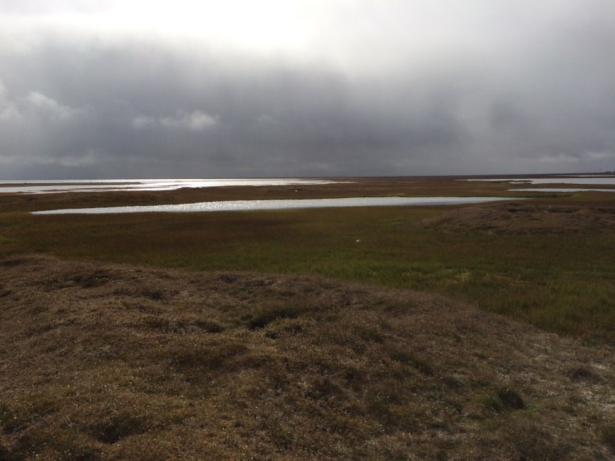 Sun on water at Birnirk.