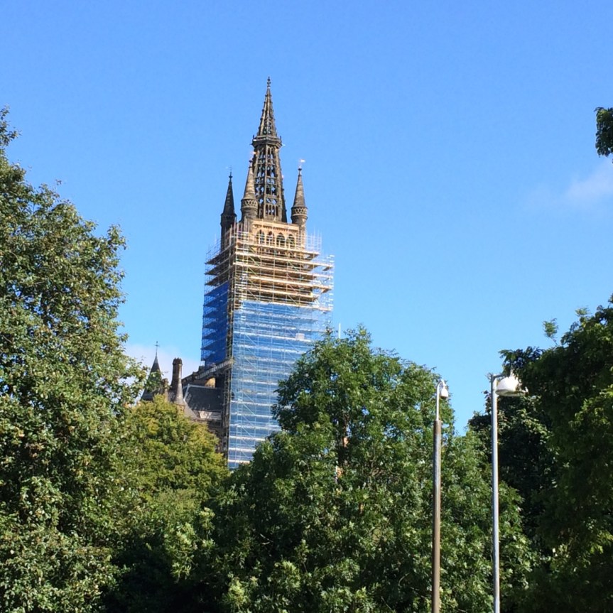 University of Glasgow Main Building tower