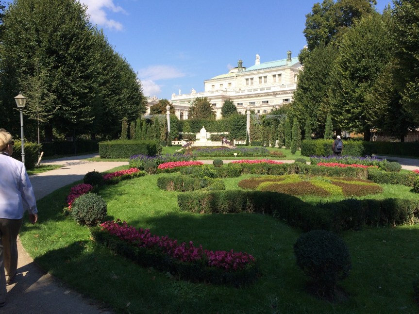 Gardens in Vienna.